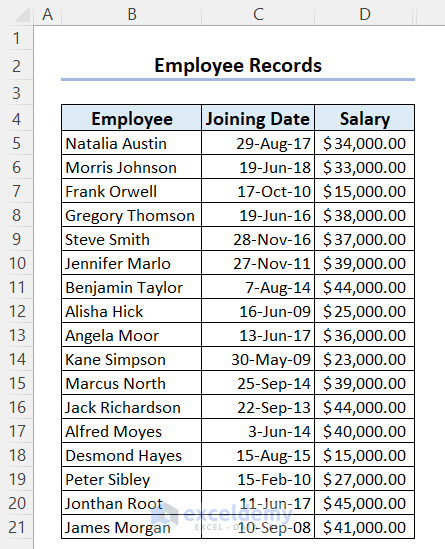 Employee Records