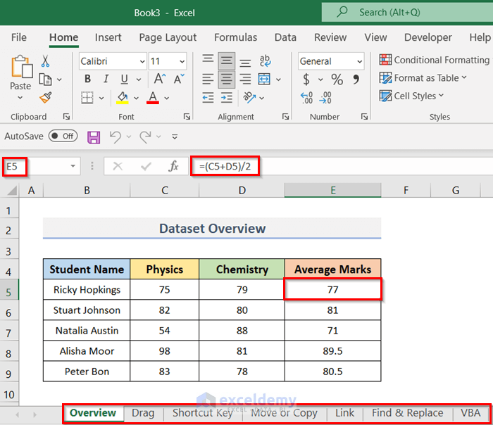 Copy Multiple Excel Sheets with Formulas to Another Workbook with Move or Copy Dialog Box