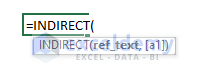indirect function syntax in excel