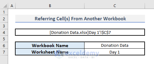 using cell reference from another workbook with indirect function in excel