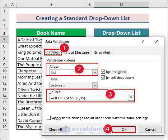 2-excel formula based on the drop-down list