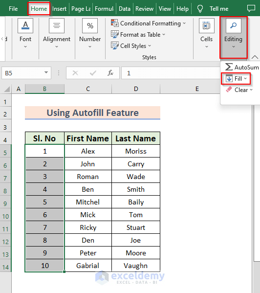 How To Autocomplete From List In Excel 4 Easy Ways 