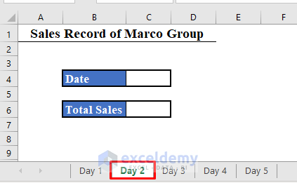 Second Worksheet to Enter Sequential Dates Across Multiple Worksheets