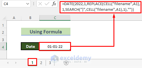 Formula to Enter Sequential Dates Across Multiple Sheets in Excel