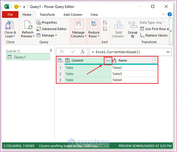 Using Power Query to Pull Data from Multiple Worksheets