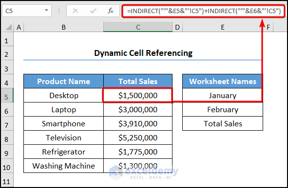 Using VBA code to excel reference worksheet name in formula