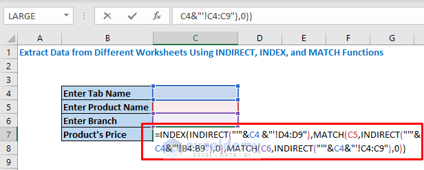 Indirect Index Match