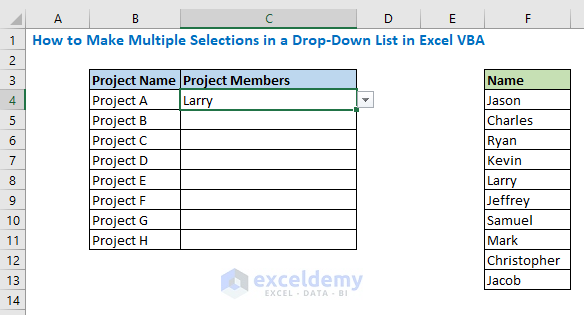 Excel Vba Userform Drop Down List From Range - Catalog Library