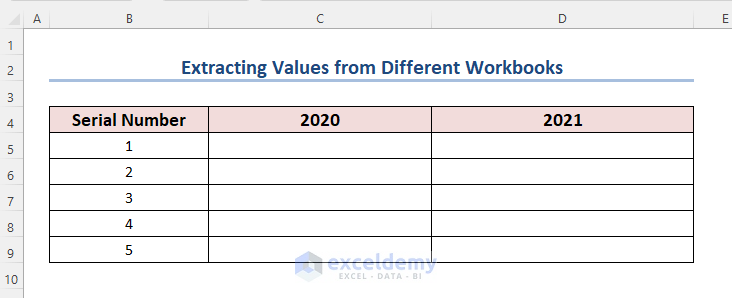 Using INDIRECT and VLOOKUP Functions for Different Workbooks in Excel