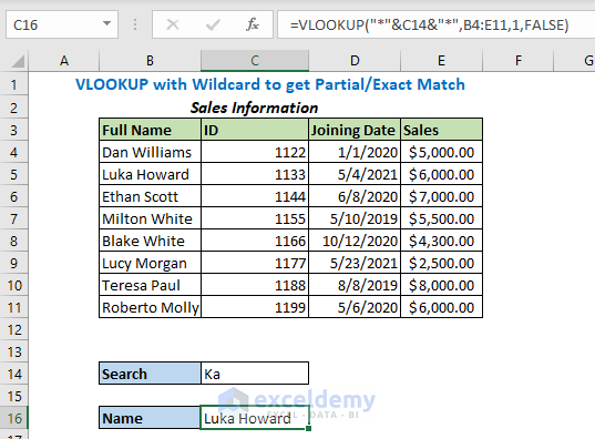 vlookup for partial match 