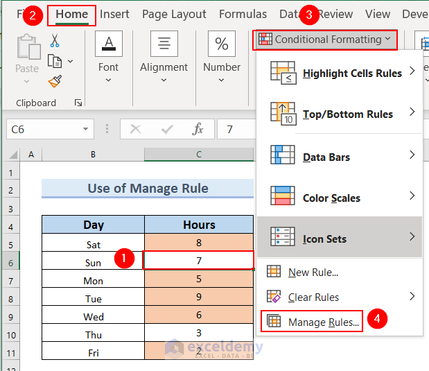 Using Manage Rule to Compare Two Excel Sheets for Duplicates