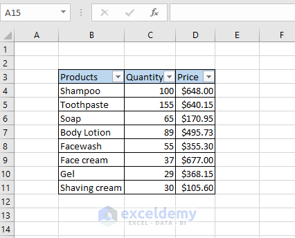 Filtering cells to find sum of a column