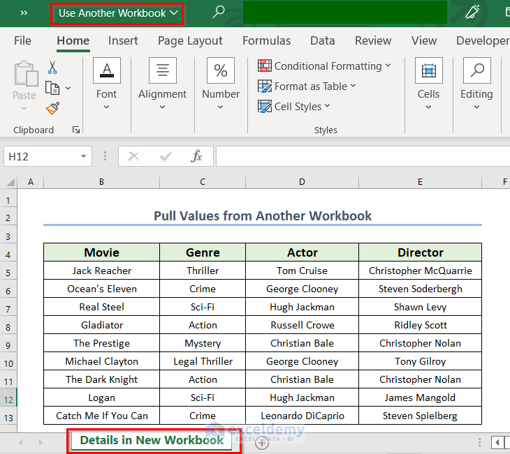 Employ VLOOKUP Function to Pull Values from Different Workbook