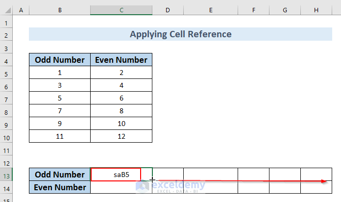 Applying Cell Reference to Transpose Columns to Rows In Excel