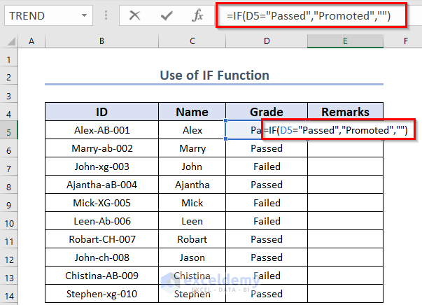 Use IF Function to Check If Cell Contains Specific Text in Excel