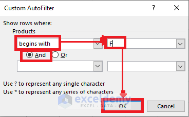 Text filter selecting to find sum in a column