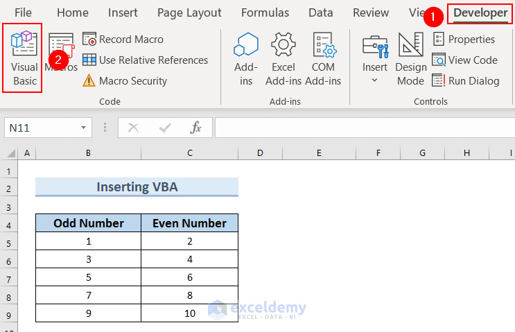 Inserting VBA to Transpose Columns to Rows In Excel