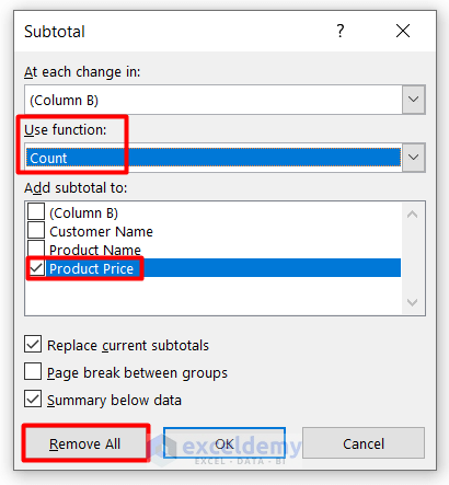 Create Helper Column to Merge Same Valued Rows