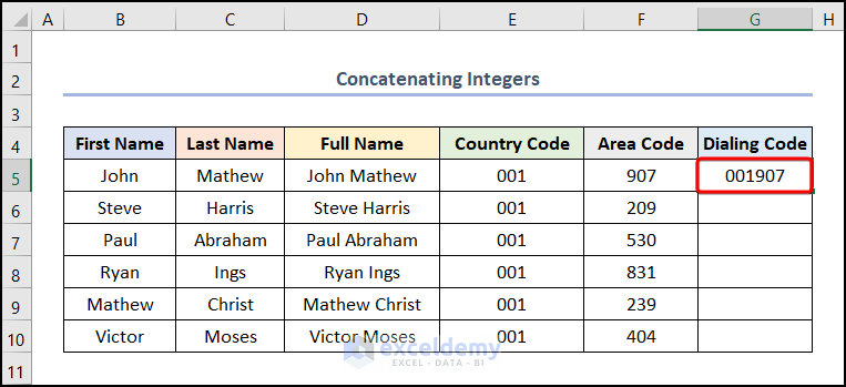 vba concatenate string and integer employing Addition Operator