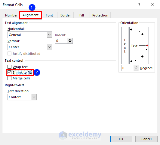 Shrink to Fit Option to Expand Excel cells to Fit Text Automatically