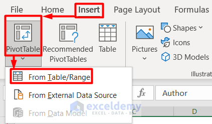 Use Pivot Table to Merge Rows Based on Criteria