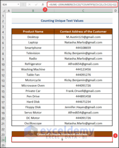COUNTIFS Unique Values in Excel (4 Easy Ways) - ExcelDemy