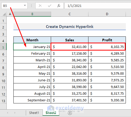 Create Dynamic Hyperlink Based on Cell Value with Combined Formula