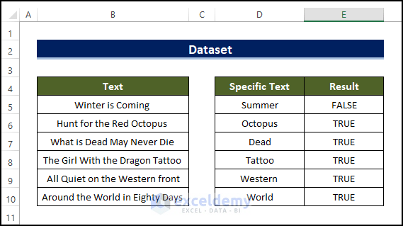 excel if range of cells contains specific text