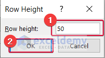 using row height command to show how to change row height in excel