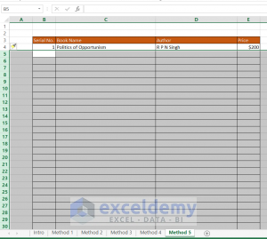 insert multiple rows in excel using name box 2