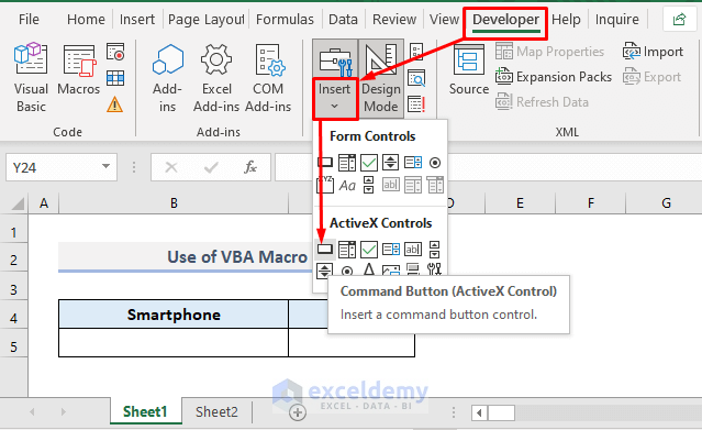 Embed VBA Macro to Transfer Data Automatically to Another Worksheet in Excel