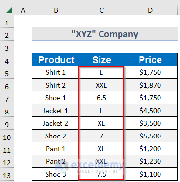 Dataset to Count Rows with Text in Excel