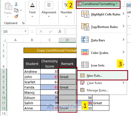 Conditional Formatting with text