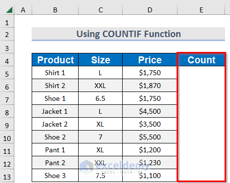 Using COUNTIF Function to Count Rows with Any Text