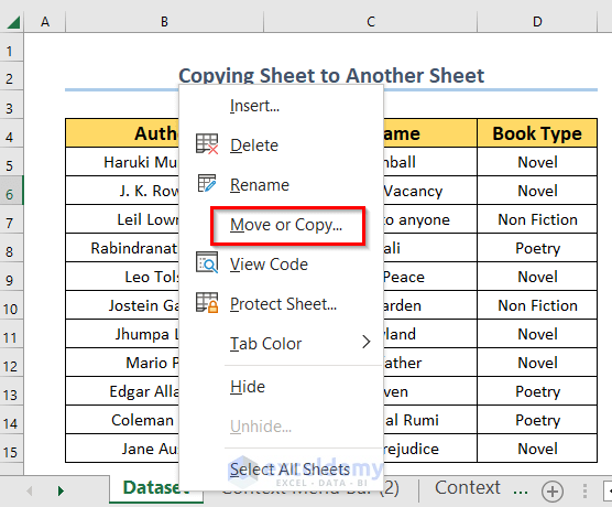 How to Copy a Sheet from Another Workbook in Excel