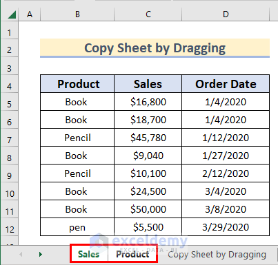 How to Copy Multiple Sheets in Excel