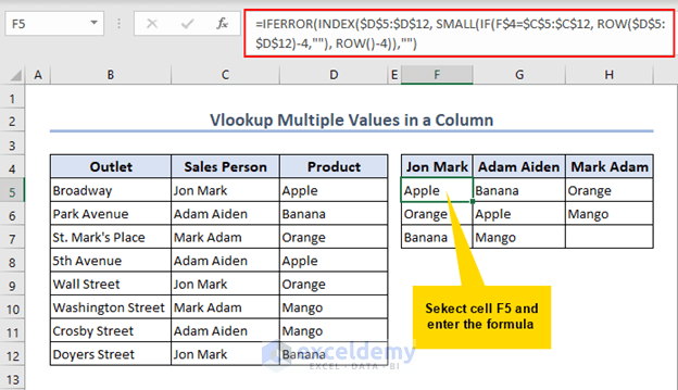Applying multiple functions to vlookup multiple values