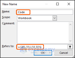 Formula in Name Manager