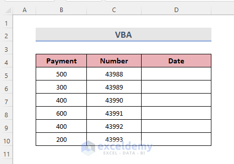 Using VBA to Convert Number to Date