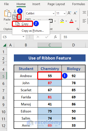 Copy Conditional Formatting using ribbon