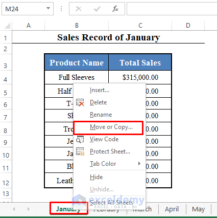 Options to Copy Multiple Sheets to New Workbook through VBA