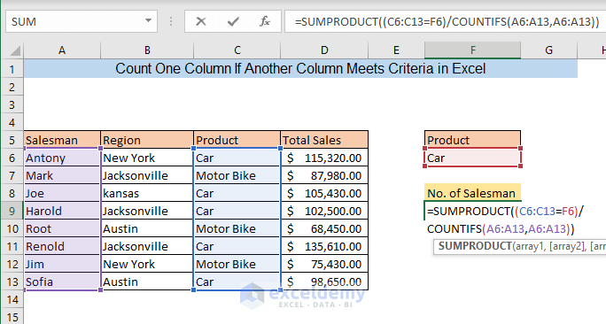 count column if another column meets criteria