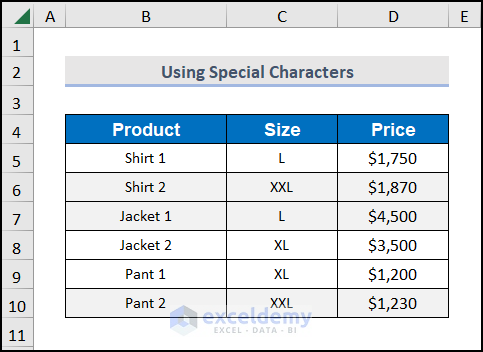 delete every nth row in excel with special characters