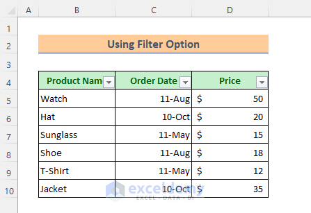 result after deleting infinite rows in excel