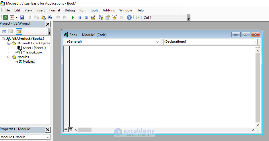 Opening VBA Window to Transpose in Excel VBA