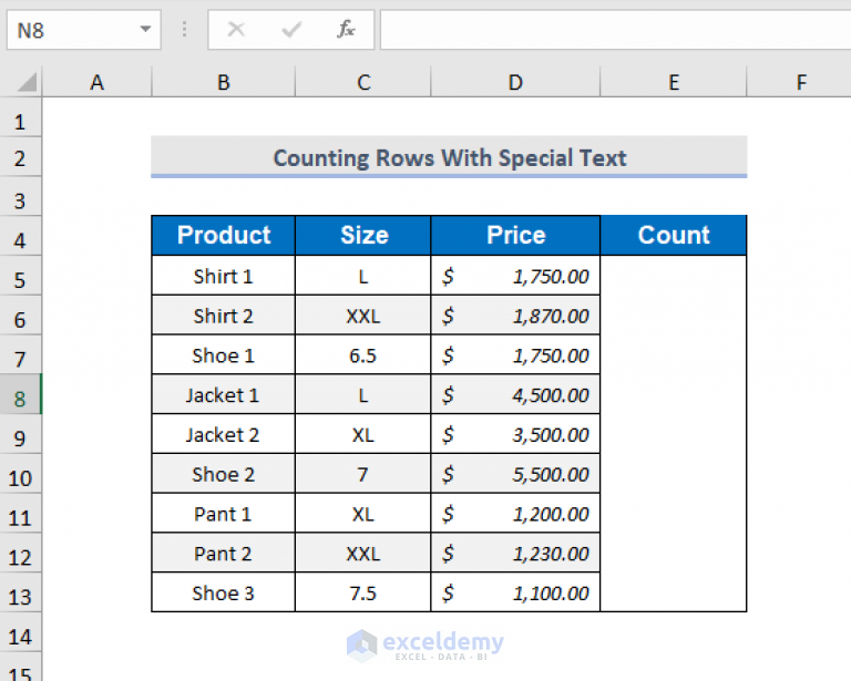 Count Rows In Excel : How to Count Rows with VBA in Excel (5 Approaches ...