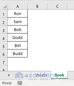 Method 4: Use Excel VBA to Find Last Occurrence of a Value in Column