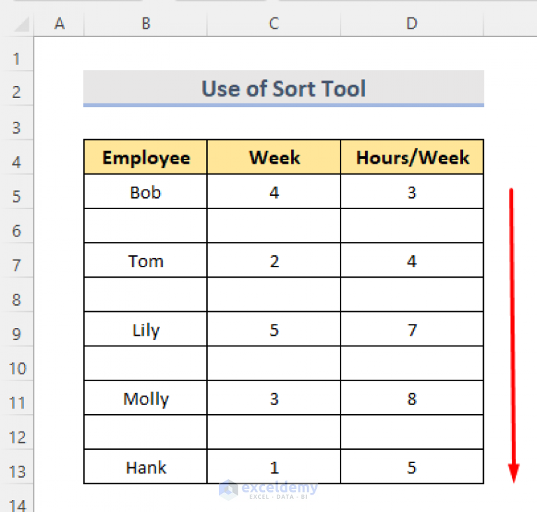 How to Add Space between Rows in Excel - ExcelDemy