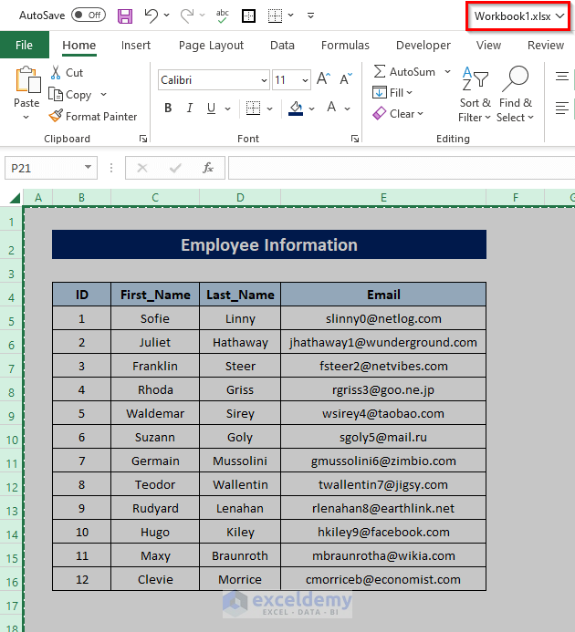 How to Copy Multiple Sheets in Excel to New Workbook