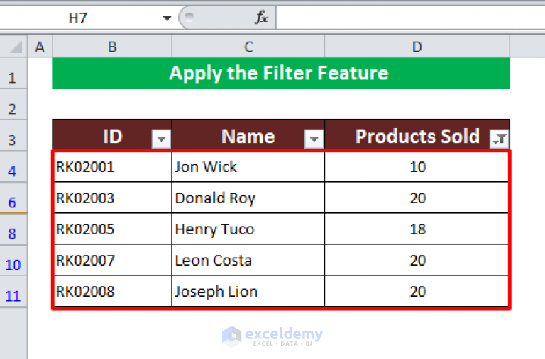How To Delete Every Other Row In Excel 4 Methods ExcelDemy